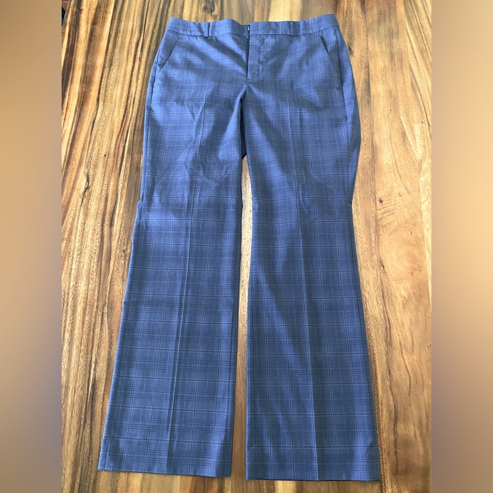 Banana Republic Seasonless Plaid Trousers NWOT